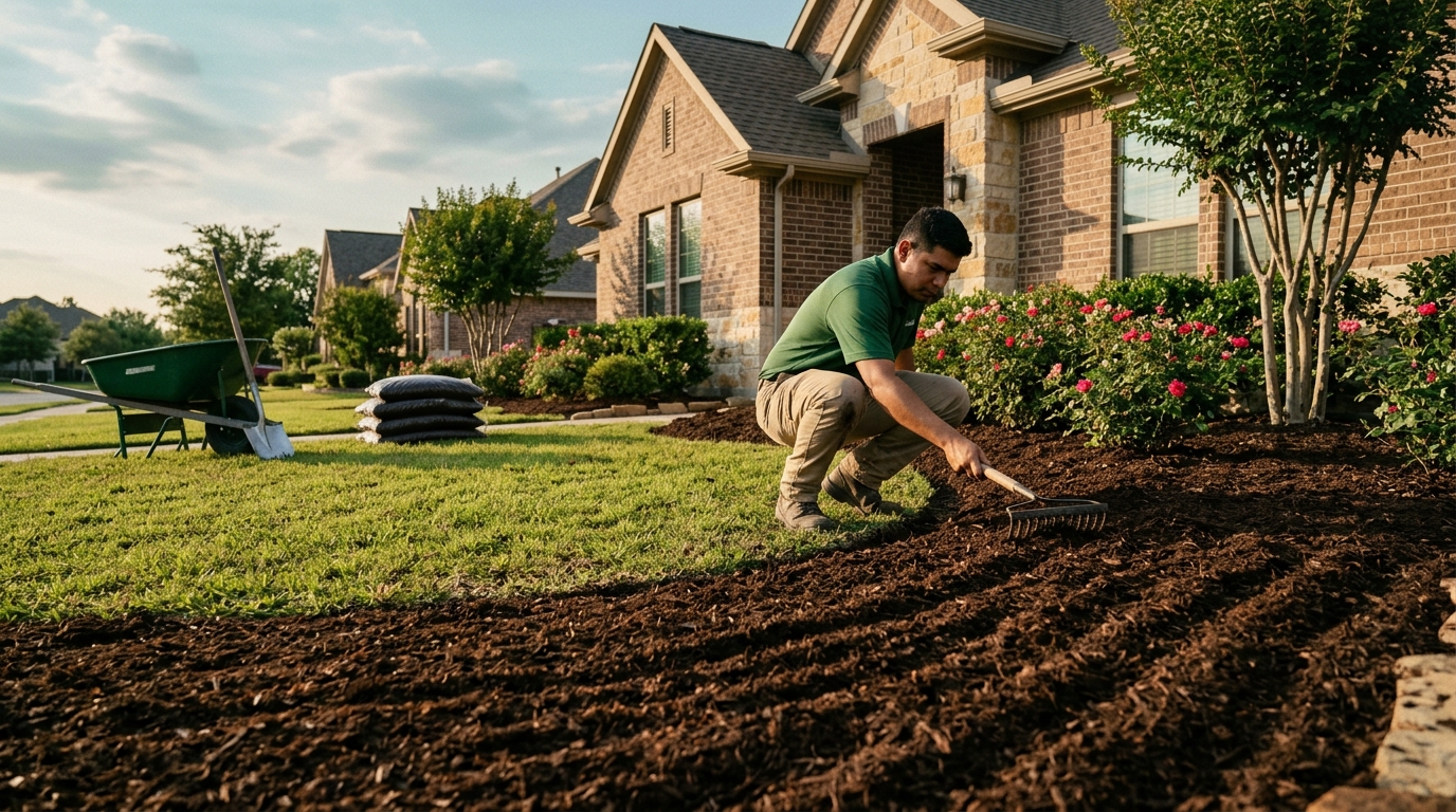 Mulch Installation in Katy, TX | Superior Lawn Care